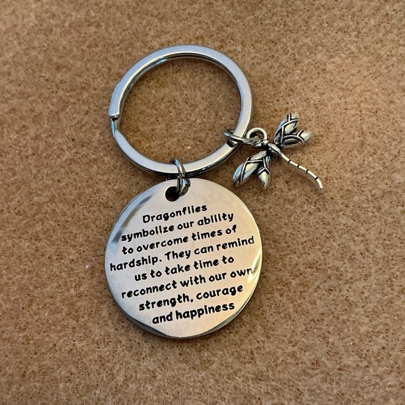 Jewelry - Dragonfly  Key Chain 2 1/2” Brand New!